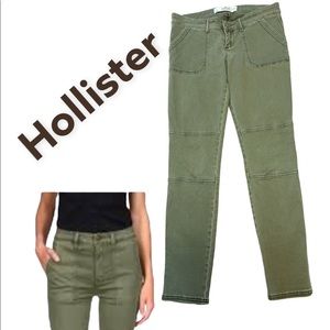 cargo pants hollister light green size w26